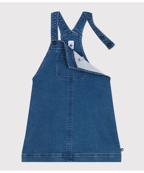 PETIT BATEAU（プチバトー） ワンピース デニムジャンパースカート