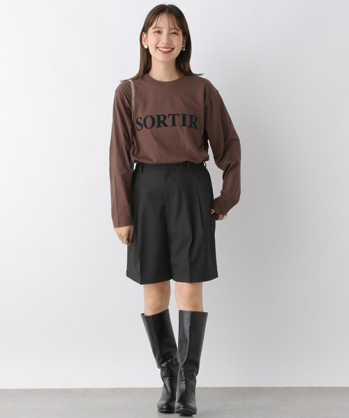 LEPSIM（レプシィム） パンツ TRタックハーフパンツ 904144 レディース