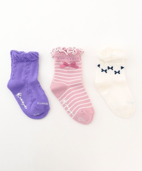靴下 「13-24cm」3足セット ソックス キッズ 子供 女の子 : ZOZOTOWN 