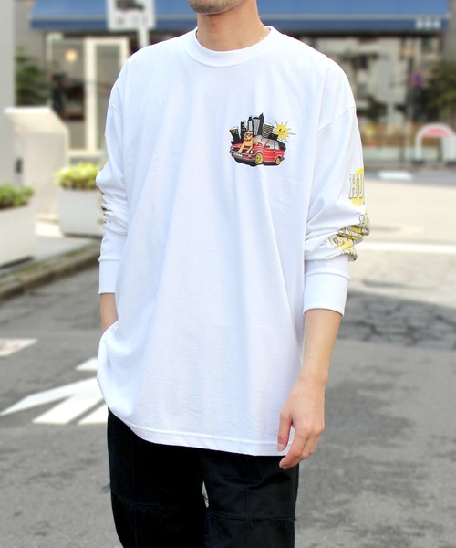 HUF ハフ スローイング ハンズ ロングスリーブTシャツ HUF ハフ スローイング ハンズ ロングスリーブT シャツ THROWING