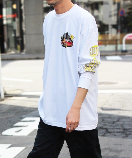 HUF（ハフ） tシャツ 40HUF 97 L/S TEE 長袖 ロングスリーブ Tシャツ 