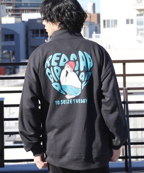 RED CAP GIRL トレーナー スウェット Red Cap Girl ハート