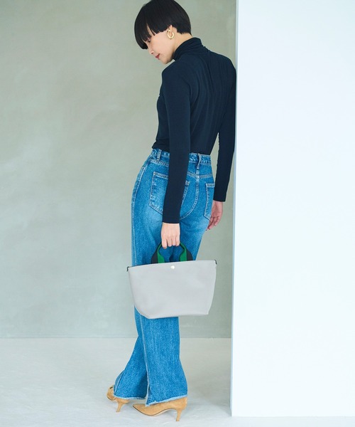 トートバッグ 「Breath TOPKAPI」SCOTCH GRAIN スコッチグレイン プレーン バイカラーハンドル ミニ トートバッグ レディースの画像