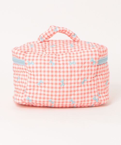 BURBERRY　バーバリー　ミニバニティ　ポーチ　ギンガムチェック　バニティ バーバリーロンドン バニティ アクセサリーポーチ ミニバッグ ノバ