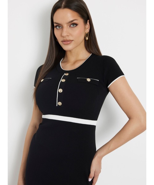 GUESS ワンピース ALLIE Sweater Dress レディース : ZOZOTOWN Yahoo 
