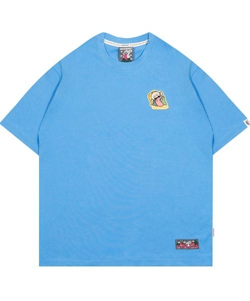 tシャツ A'GEM/9 × .kom 「GRAF＆WU/グラフアンドユー」 ワンポイントゴースト半袖カットソー レディース メンズ