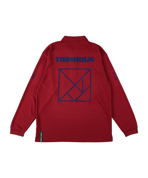 TANGRAM ポロシャツ LOGO LONG SLEEVE POLO SHIRTS メンズ