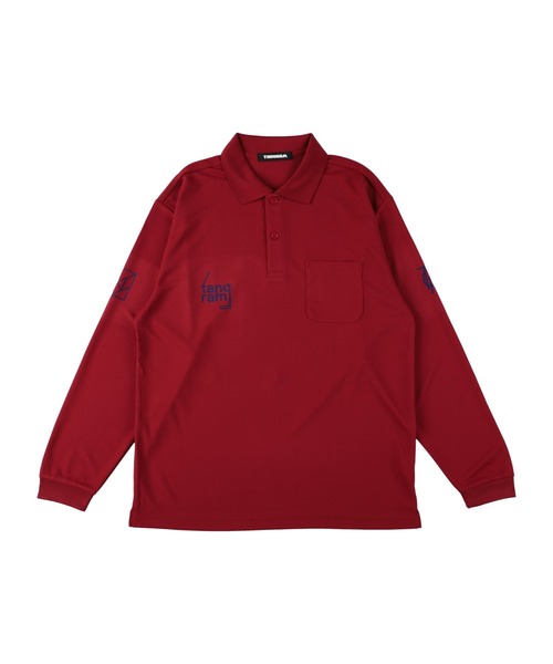 TANGRAM ポロシャツ LOGO LONG SLEEVE POLO SHIRTS メンズ