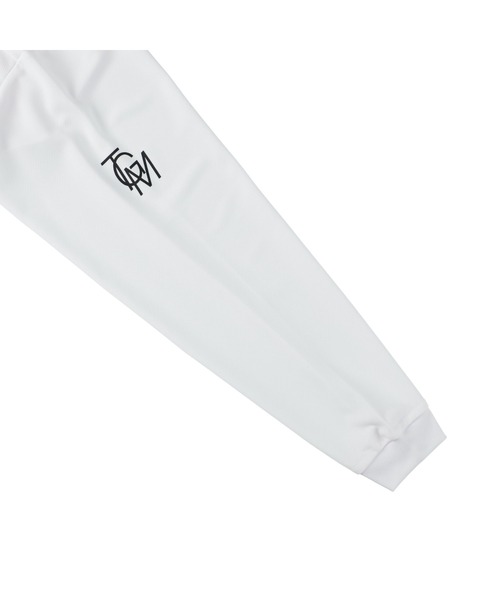 tangram 　LOGO LONG SLEEVE POLO SHIRTS Shanghai Tang Polo Shirt - Long Sleeves / Mandarin Collar T