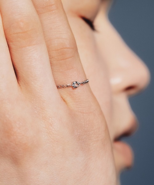 les bonbon 指輪 リング 「les bonbon」float ring / white gold