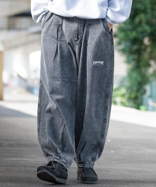 THRASHER（スラッシャー） ワイドパンツ ジーンズ 「3」「THRASHER