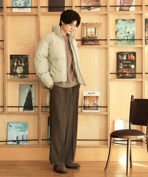 ジャケット・アウター TK THE SHOP TK コート ジャケット スタンドネック中綿ジップ
