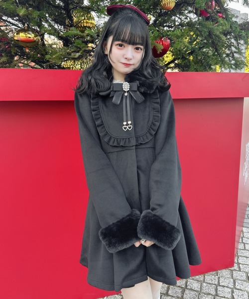 ROJITA（ロジータ） コート アウター ブローチ付ドーリーコート