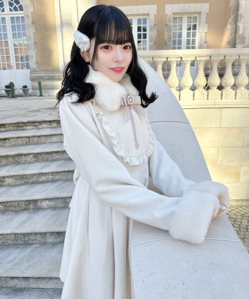 ROJITA（ロジータ） コート アウター ブローチ付ドーリーコート