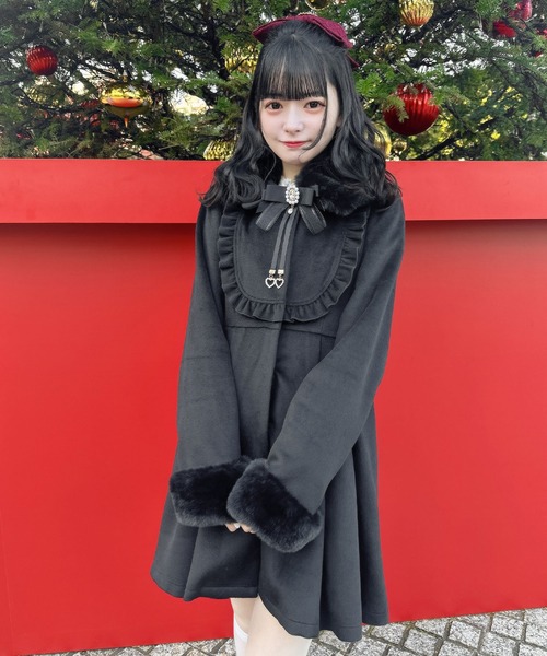 ROJITA（ロジータ） コート アウター ブローチ付ドーリーコート
