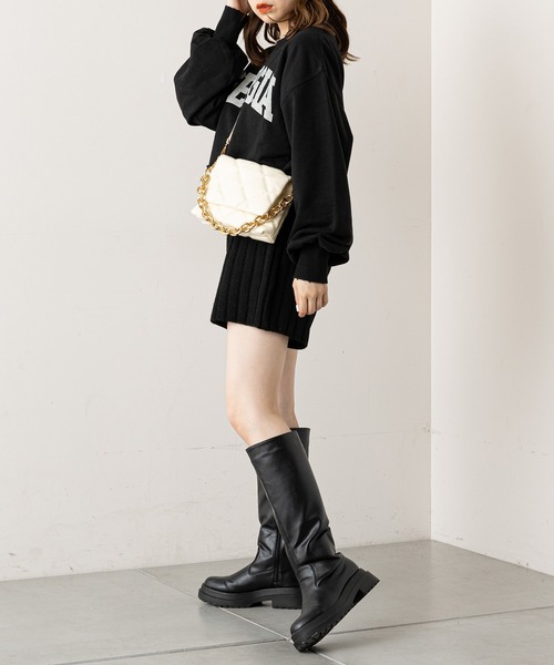 「Chico」 ニットショートパンツ FREE ベージュ レディース_画像9