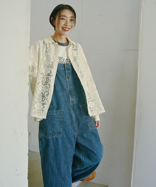 サロペット オーバーオール SOMETHING × FREAK'S STORE/サムシング 別注 Buttonfly キャミソールサロペット/ボタンフ | FREAK'S STORE | 05