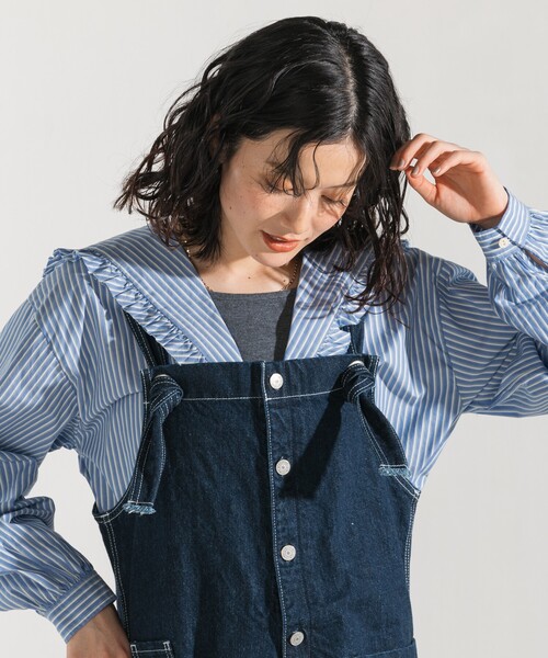 サロペット オーバーオール SOMETHING × FREAK'S STORE/サムシング 別注 Buttonfly キャミソールサロペット/ボタンフ | FREAK'S STORE | 16
