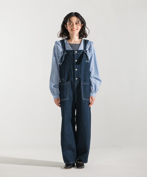 サロペット オーバーオール SOMETHING × FREAK'S STORE/サムシング 別注 Buttonfly キャミソールサロペット/ボタンフ | FREAK'S STORE | 22