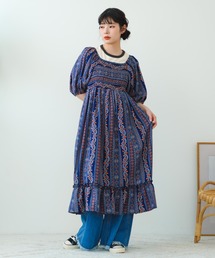 5月23日まで掲載 レオーナール ワンピース ペーズリー柄 （楽天