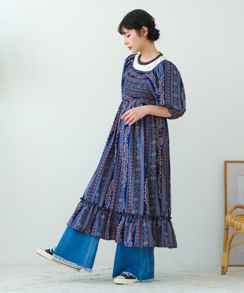 eLur ワンピース 「eLur」ペイズリー柄ワンピース : ZOZOTOWN