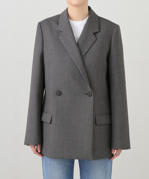 Deuxieme Classe *Wクロス ジャケット Deuxieme Classe ジャケット テーラードジャケット Wクロス