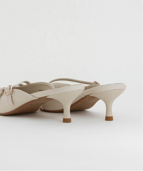 RANDA（ランダ） パンプス ダブルストラップポインテッドトゥミュール
