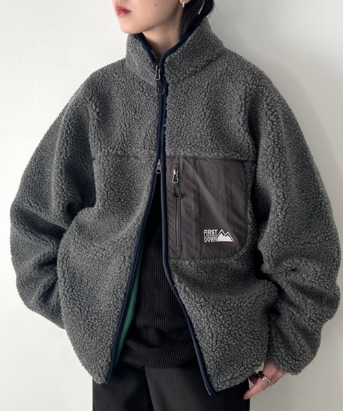 FIRST DOWN（ファーストダウン） ブルゾン アウター /BOA JKT ボア