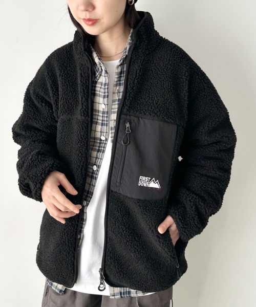 FIRST DOWN（ファーストダウン） ブルゾン アウター /BOA JKT ボア