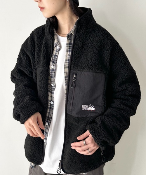 FIRST DOWN（ファーストダウン） ブルゾン アウター /BOA JKT ボア