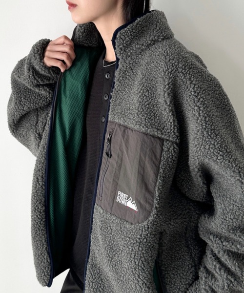 FIRST DOWN（ファーストダウン） ブルゾン アウター /BOA JKT ボア
