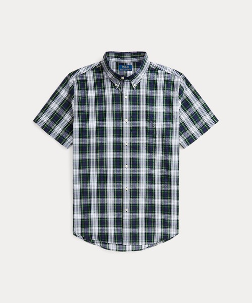 新品　ポロラルフローレン シアサッカー　チェックシャツ POLO RALPH LAUREN（ポロ・ラルフローレン） シャツ クラシック
