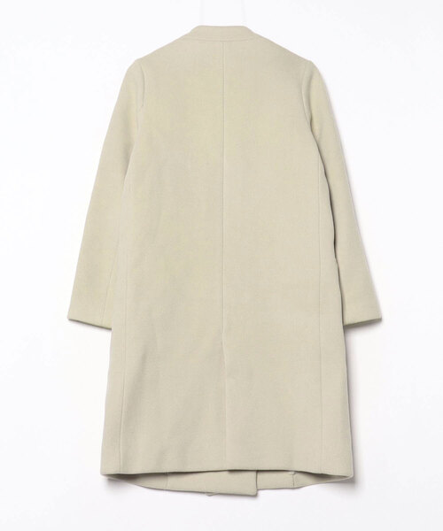 【美品】Unlted Tokyo ノーカラーコート　ベージュ 1 UNITED TOKYO（ユナイテッドトウキョウ） ノーカラーコート 1 ベージュ