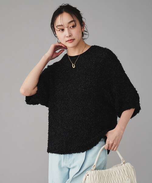 ニット セーター 「YENN」ファンシーヤーンプルオーバー レディース