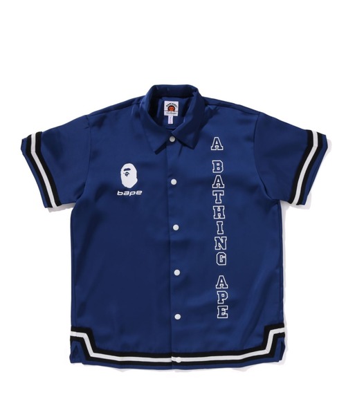 A BATHING APE 半袖シャツ A BATHING APE 「A APE」 「KIDS」半袖シャツ 160 ネイビー