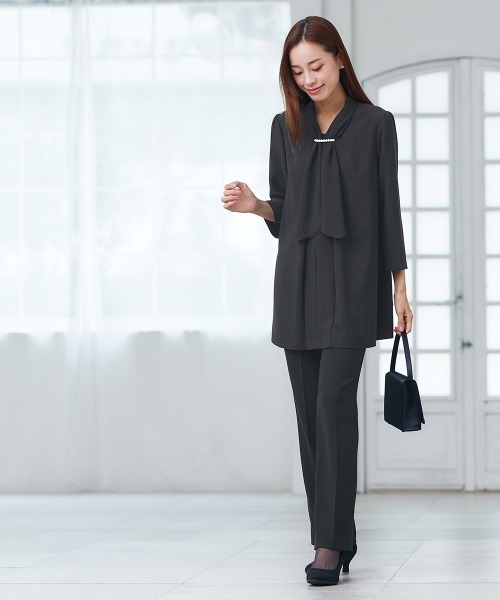 ニッセン（nissen） 喪服 セレモニースーツ セットアップ 袱紗も入る