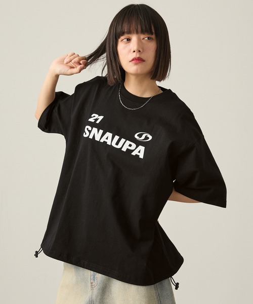 Snap club tシャツ 「Snap club」ゲームデザインビッグシルエット