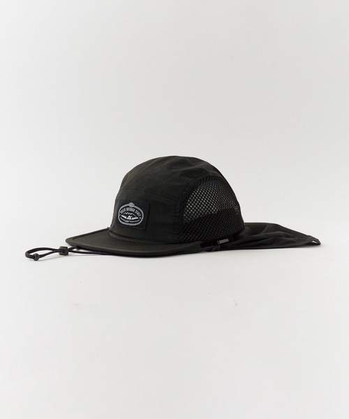 新品★ADRESS×Poler★コラボキャップ★黒 POLeR キャップ 帽子 POLeR/ポーラー 2WAY DRAW+SUNGUARD CAP