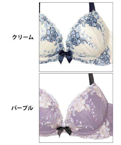 ランジェリー ブラジャー ショーツセット ノーブルパステルローズ 育乳