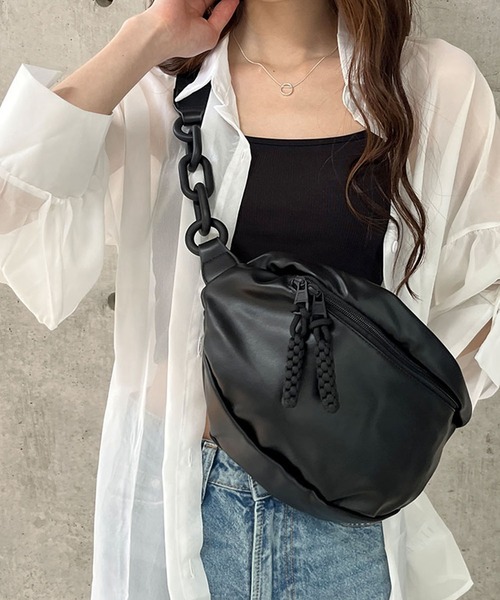 【美品】Chesty チェスティ ボディバッグ ウエストバッグ コサージュ 完売 MAISON SPECIAL ウエストポーチ ウエストバッグ Washable