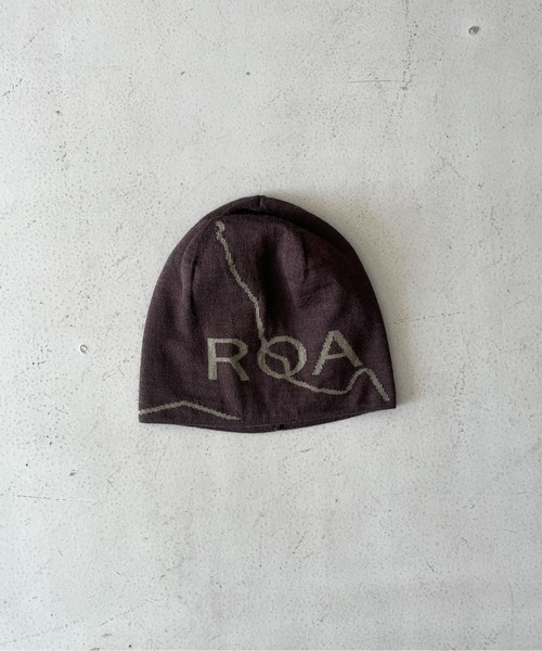 ROA 黒ビーニー ROA（ロア）の「ROA Beanie（ニットキャップ/ビーニー）」 - WEAR