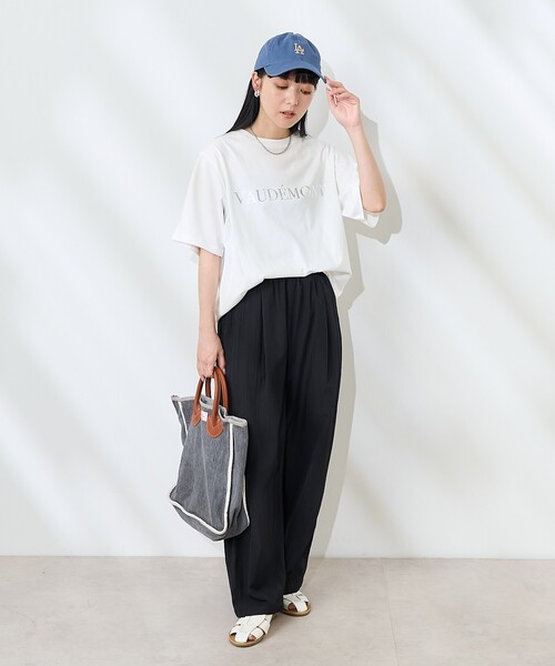 FREAK'S STORE パンツ 「接触冷感」 SUMMERCOOL リボン付き