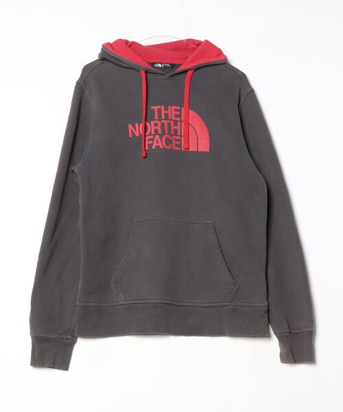 「THE NORTH FACE」 プルオーバーパーカー S グレー レディース