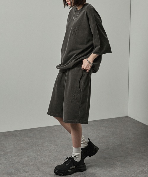 【Spielio】ヴィンテージライク合皮ブルゾン　合皮パンツ　L セットアップ Spielio（シュピーリオ）の「【Spielio】vintage like blouson