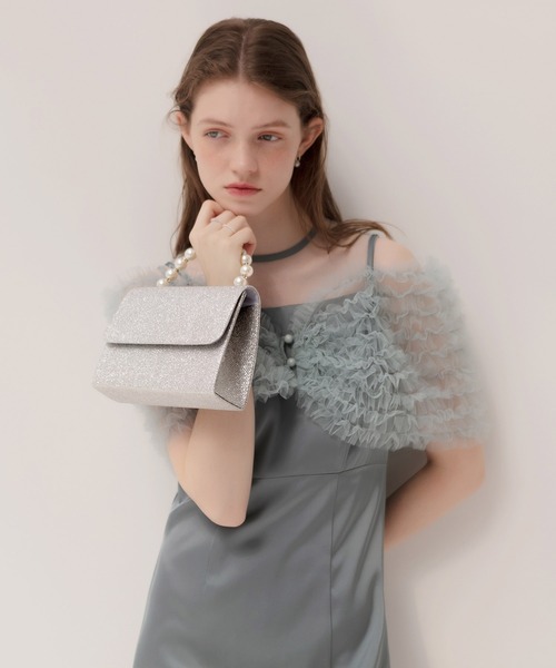 Leja（レジャ） ハンドバッグ 「LEJA」2WAYパールハンドルグリッター