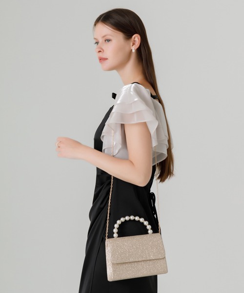 DIANA　2WAYバッグ　グリッター　パール　スタッズ　パーティー　ドレス DIANA 2WAYバッグ グリッター パール スタッズ パーティー
