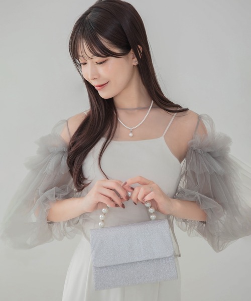 Leja（レジャ） ハンドバッグ 「LEJA」2WAYパールハンドルグリッター