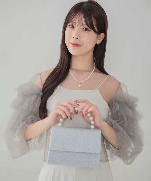 Leja（レジャ） ハンドバッグ 「LEJA」2WAYパールハンドルグリッター