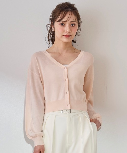ICB｜【洗える】ドライシアーカーディガン | Rakuten Fashion