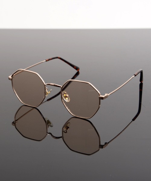AMERICAN OPTICAL オクタゴン サングラス 34 ADAMPATEK / metal frame oct sunglasses/オクタゴン メタルフレーム